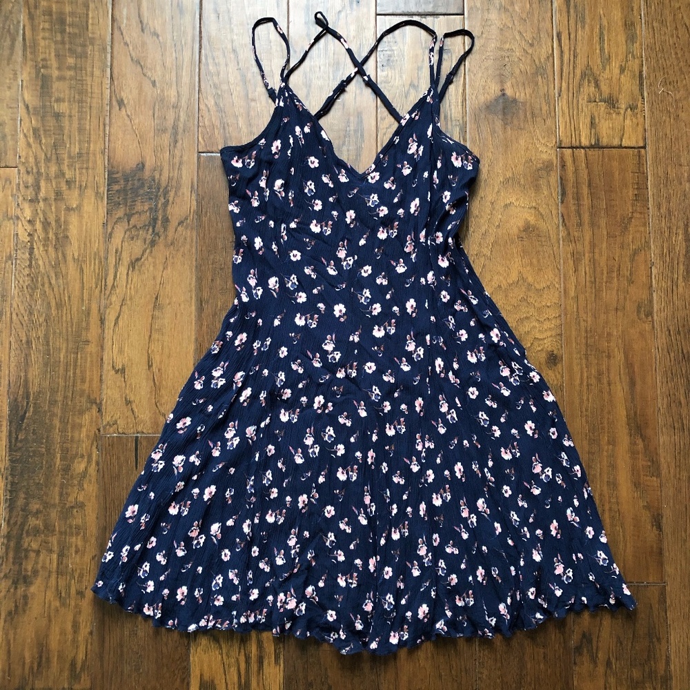 AEO Floral Strappy Dress - Sz 18